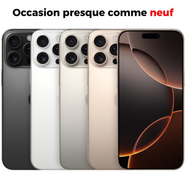 iPhone 16 Pro Occasion mostafonis.ma